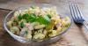 Salade de pâtes aux petits pois, jambon et mayonnaise légère