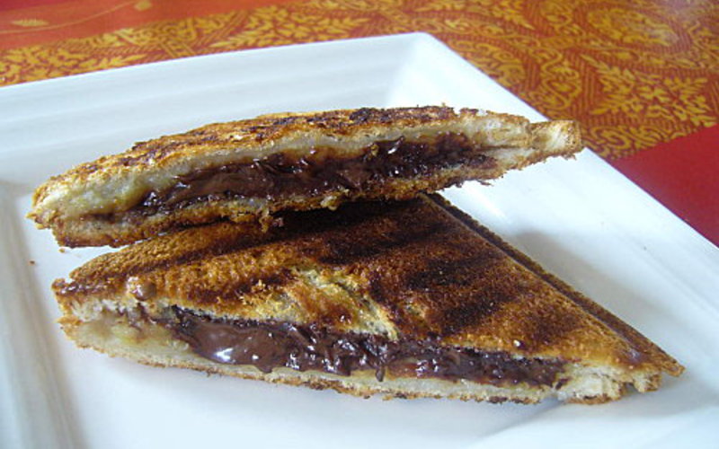 Recette croque chocolat-banane pas chère et express > cuisine ...