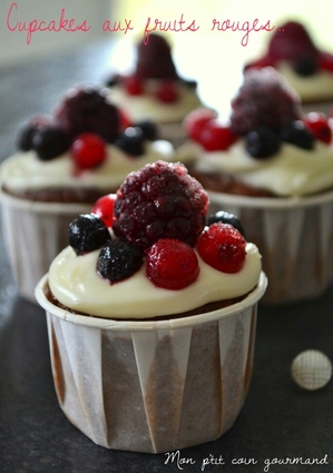 Recette de cupcakes aux fruits rouges