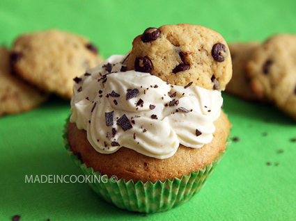 Recette de chocolat chip cookie dough cupcakes