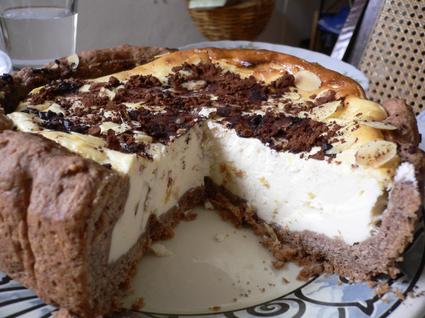 Recette de gâteau au fromage blanc et chocolat (kaesekuchen)