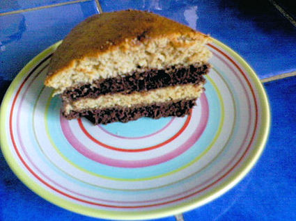 Recette de gâteau du géant champi aux trois chocolats et aux ...