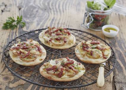 Recette de mini pizzas savoyardes