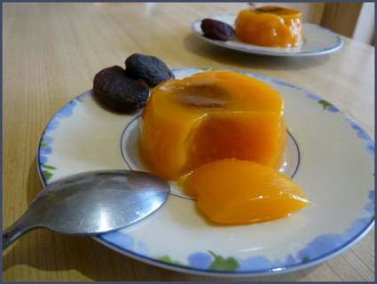 Recette de blanc-manger orange à l'abricot
