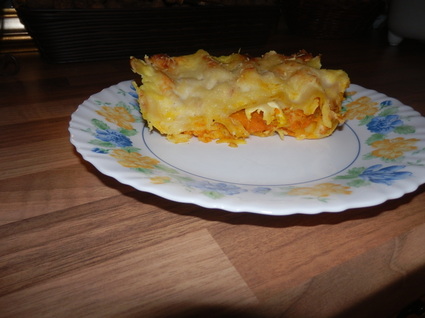 Recette lasagne au potimarron (gratin)