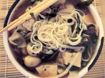 Recette de soupe japonaise aux champignons