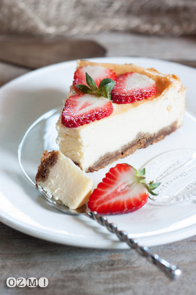 Recette de cheesecake aux fraises, saint môret et spéculoos