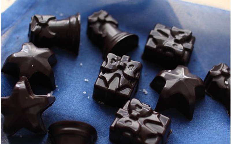 Recette chocolats de noël (noir) pas chère et facile > cuisine étudiant