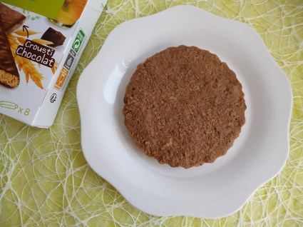 Recette de gâteau cru moelleux au psyllium avec biscuits chocolat ...