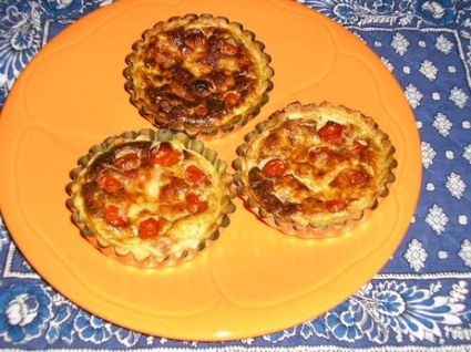 Recette de tartelettes tomates-parmesan
