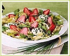 Recette salade de chèvre aux fraises
