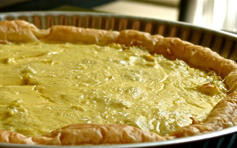 Recette tarte aux poireaux curry-miel pas chère et simple > cuisine ...