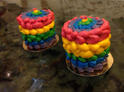 Recette de cake arc-en-ciel (rainbow cake)