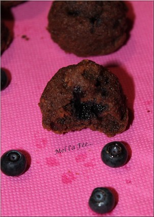 Recette de fondant chocolat myrtilles