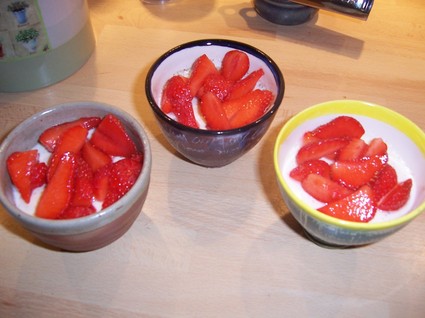 Recette de panacotta aux fraises