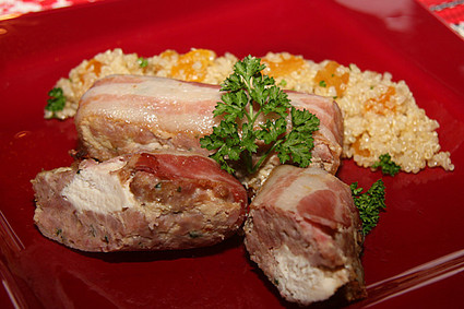 Recette de terrines rustiques de poulet et salade de quinoa