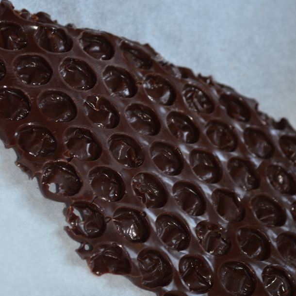 Recette décor en chocolat au papier bulle