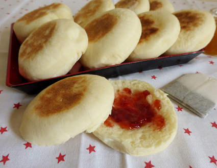 Recette english muffins (brunch sucré)