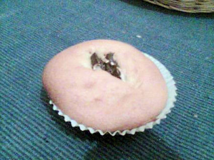 Recette de muffins légers coeur de chocolat noir et noisettes