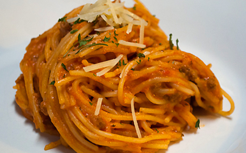 Recette spaghetti creamcheese pas chère et simple > cuisine ...