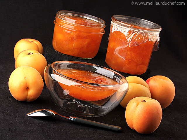 Confiture d'abricots  la recette illustrée  meilleurduchef.com