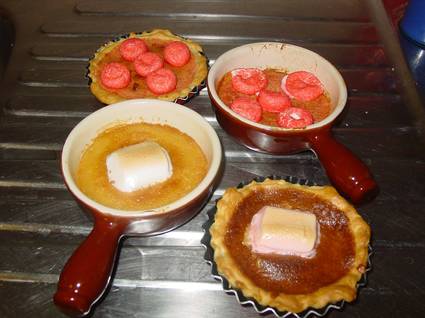 Recette de tartelettes aux fraises tagada et aux chamallows