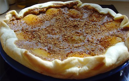 Recette de tarte pralinée aux abricots