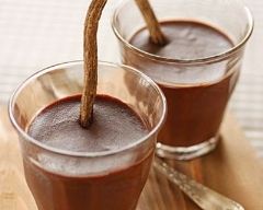 Recette crème au chocolat noir et bois de réglisse