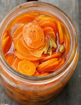 Pickle de carottes au gingembre pour 6 personnes