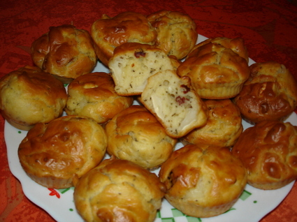 Recette de muffins tomates séchées-chèvre