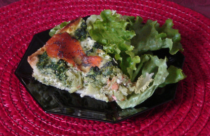 Recette de brocoline de saumon et bleu d'auvergne