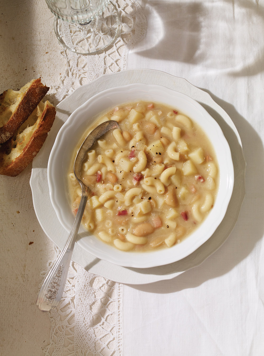 Pasta e fagioli (soupe aux macaronis et aux haricots) | ricardo
