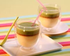 Recette verrines à la vanille et smoothie aux kiwis