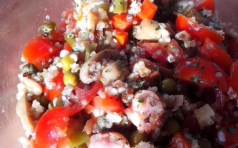Recette salade de quinoa facile pas chère et facile > cuisine étudiant