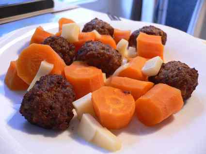 Recette de boulettes d'agneau carotte-coriandre