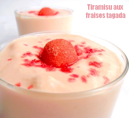 Recette de tiramisu aux fraises tagada