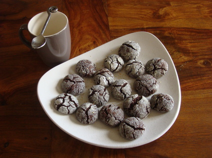 Recette de biscuits craquelés au chocolat