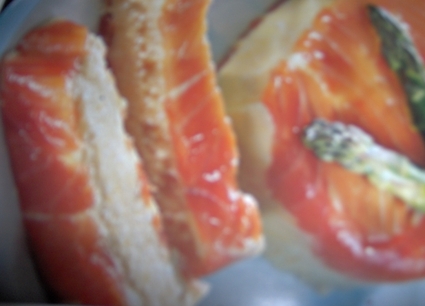 Recette de mousse d'asperge au saumon fumé toute simple