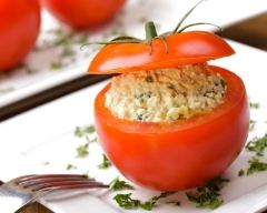 Recette tomates farcies à la salade d'oeufs