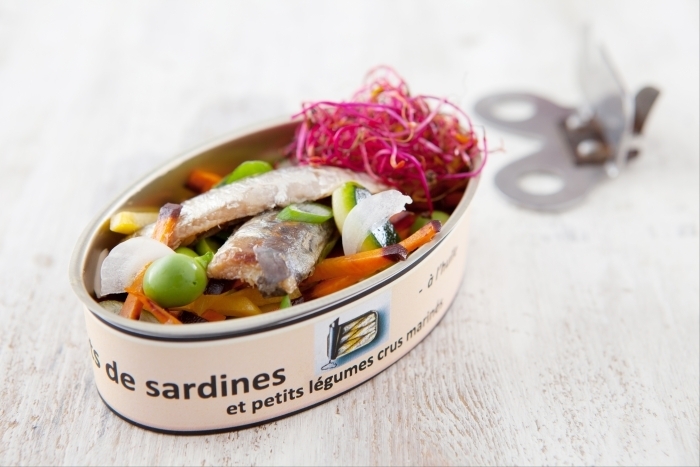 Recette de la sardine sans son huile  filets de sardines et légumes ...