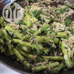 Recette riz aux asperges et au pesto – toutes les recettes allrecipes