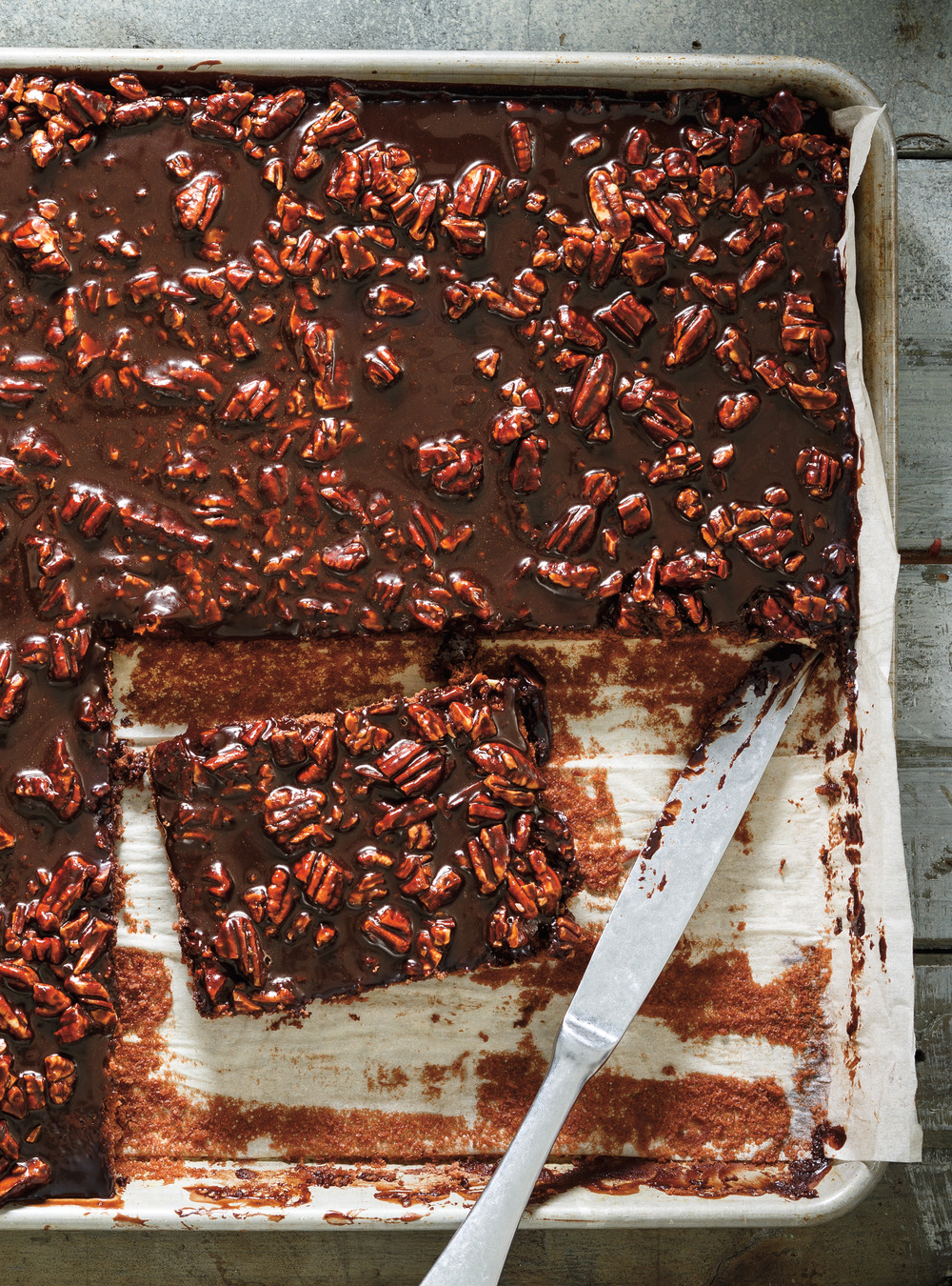 Gâteau plaque au chocolat (texas sheet cake) | ricardo