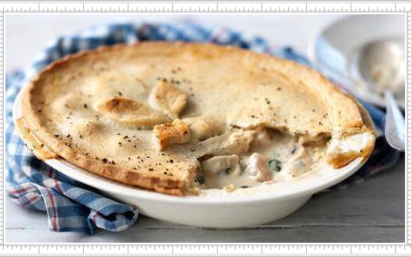 Recette chicken pot pie simple > cuisine étudiant