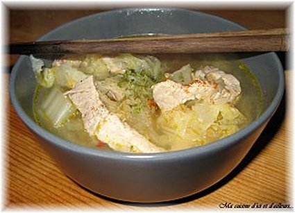 Recette de soupe de porc au chou chinois