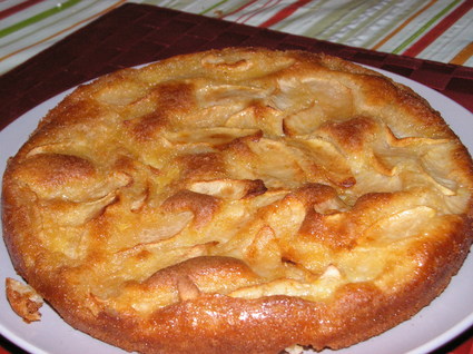 Recette de gâteau aux pommes à la crème de vanille