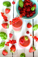Recette de smoothie aux fruits rouges et basilic