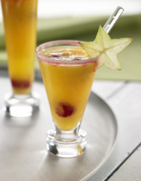 Cocktail à la mangue et champagne pour 1 personne