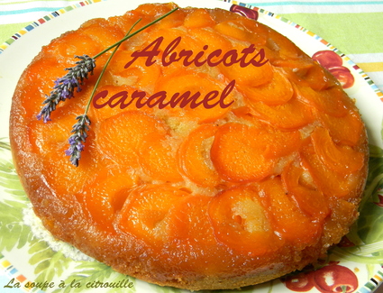 Recette de gâteau aux abricots caramélisés