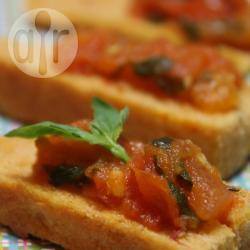Recette tartines de fougasse à la tomate – toutes les recettes ...
