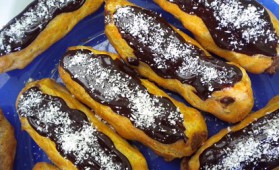 Eclairs choco-coco pour 6 personnes